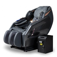 New Design 3D Commercial Shopping Mall Zero Gravity Luxury Electric Coin Operated Vending Massage Chair with Payment System
