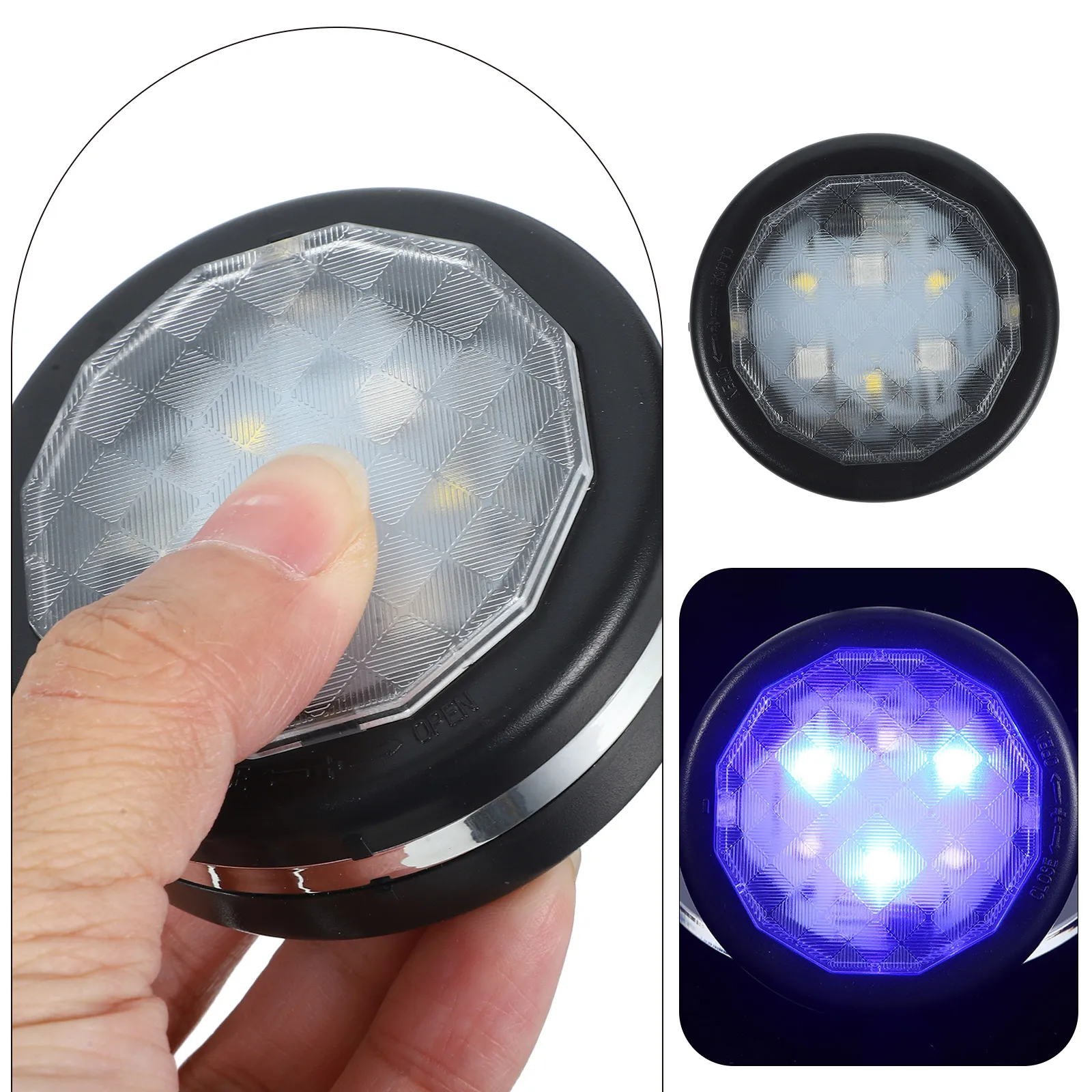 LED Night Light RGB Remote Control Bedside Cabinet Lighting for Kitchen Bedroom Closet Wardrobe Small Night Lights