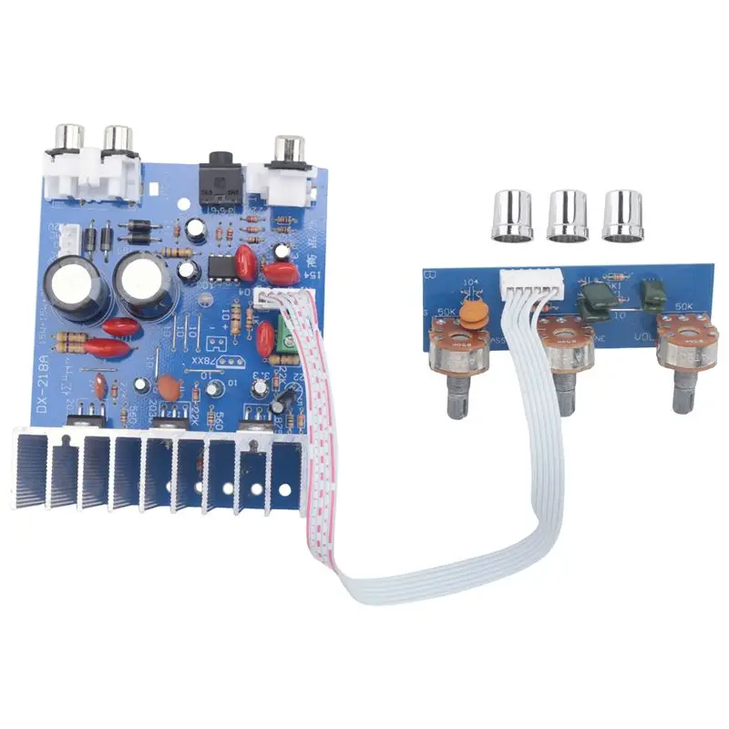 A97I-TDA2030 15W+15W+30W 2.1 Channel Amplifier Audio Board Subwoofer Amplifier Bass Output For Speaker DIY Dual AC12-15V