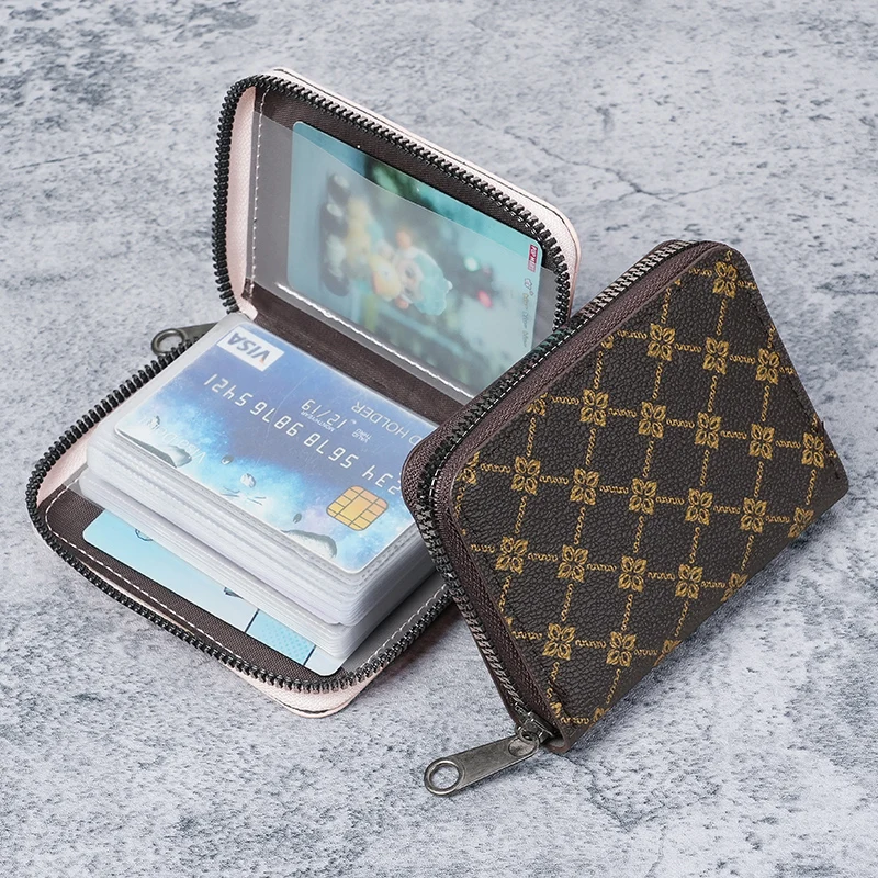 Unisex-Multifunktionskartenhalter, Ausweis- und Bankkarten-Organizer mit großem Fassungsvermögen