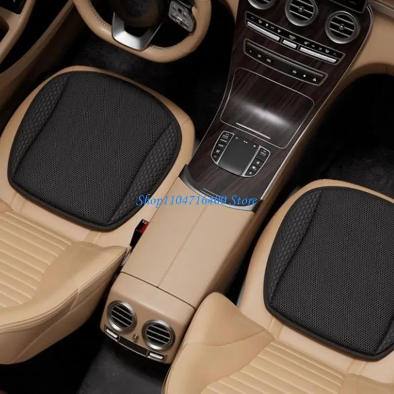 y1gd Cooling Car Cushions with 5 Build In Breathable Ice Silk Car Pad for Rapid Ventilation & Enhanced Comfort