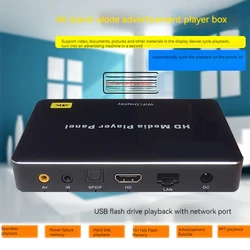 Android 4K Smart Advertising Music Mkv Media Player Box Tv Box Support USB SD Video Advertising Players Reproductor Multimedia