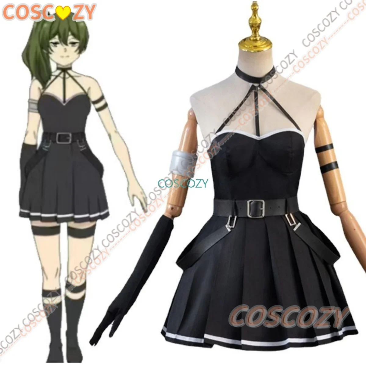 Ubel Cosplay Costume Anime Frieren Beyond Journey‘s End Women Frieren Fern Black Dress Halloween Carnival Party Outfits