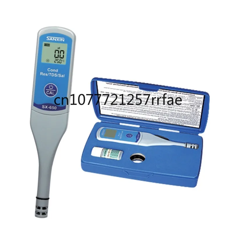 

SX650 Pen Type Pocket Type Conductivity / Resistivity / TDS / Salinity / electroconductivity ion/ph/mv/Temperature Tester