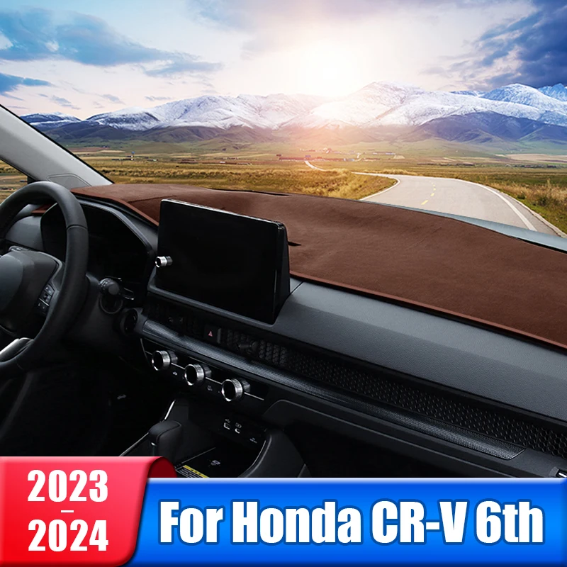 

Car Dashboard Cover For Honda CR-V CRV 6th 2023 2024 Instrument Desk Sun Shade Anti-UV Mat Dash Non-slip Pad Accessories