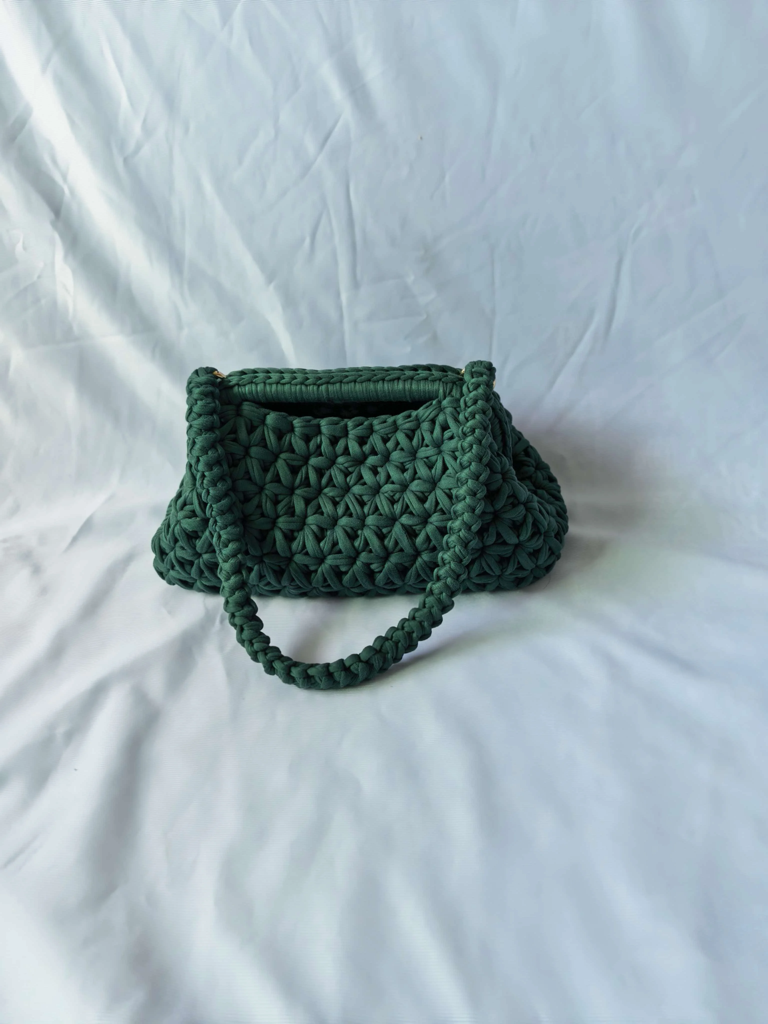 Handgehäkelte Fransen-Umhängetasche für Damen, modische Achseltasche – Detail 2