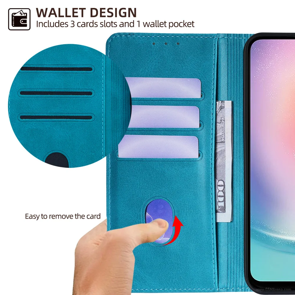 Lederhülle für SONY XPERIA 1 II III VI VII VIII, Brieftaschenhülle, Xperia 5 10 I II III IV, Flip-Retro-Softcover, Halter, Schutzhülle – Detail 4