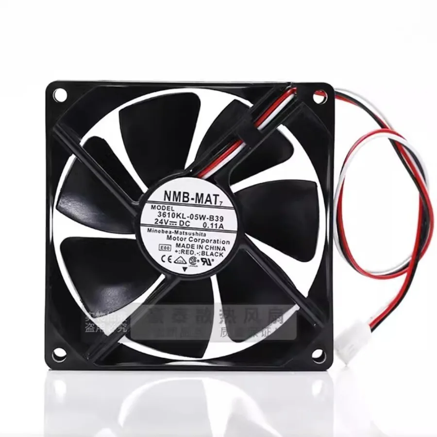 For NMB 3610KL-05W-B39 9025 DC24V 0.11A 9CM 3-Pin Inverter Cooling Fan
