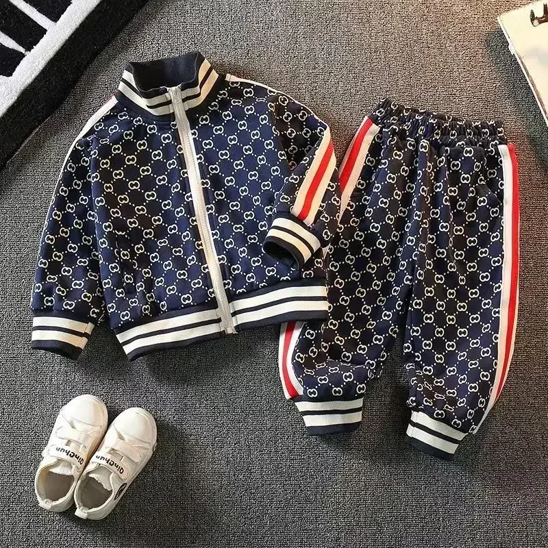 Boys Clothing Sets Spring Autumn Kids Fashion Cotton Coats+Pants 2pcs Tracksuits for Baby Children Sports Suits Toddler 2-12