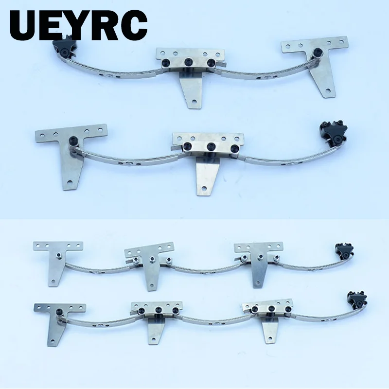 Stainless Steel 2/3/4 Axis Balance Suspension Kit Steel Plate Trailer for 1/14 Tamiya RC Truck SCANIA 770S VOLVO BENZ MAN Car