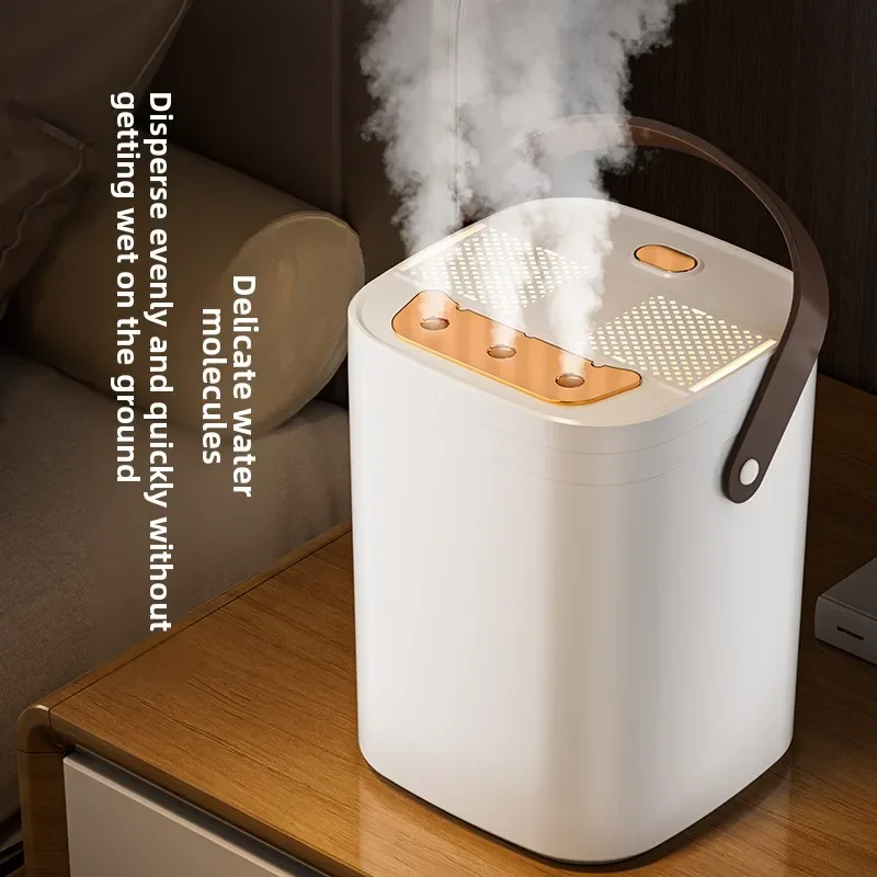 TINSOL 1,8-Liter-Sprühbefeuchter mit drei Löchern, Dual-Filter, USB, großes Fassungsvermögen, für Zuhause/Wohnheim/Schlafzimmer/Büro, Nachtlicht-Befeuchter – Detail 8
