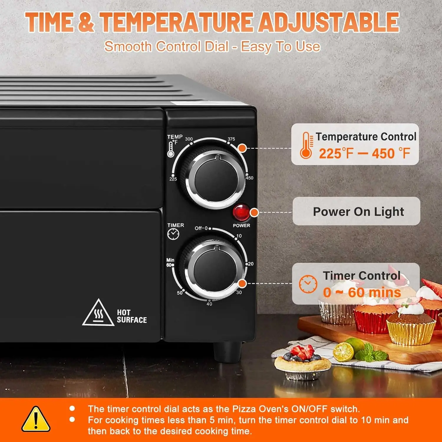 Electric Countertop Pizza Oven 4