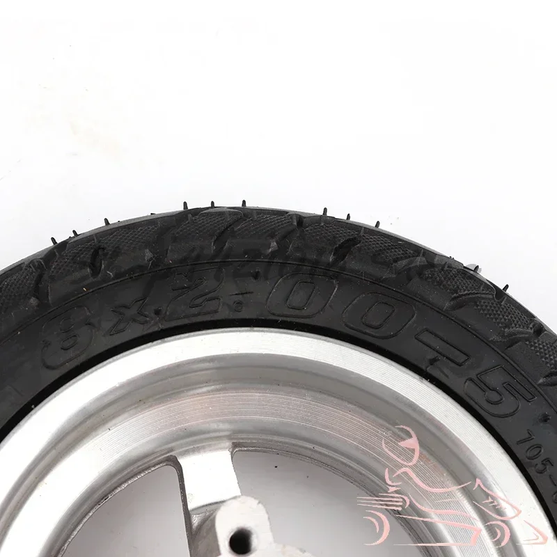 

8x2.00-5 Tubeless Tyre And Wheel Hub Kits For Modified Kugoo S3 Electric Scooter Rear Wheels 8x2.0-5 Tire Pneumatic Wheel