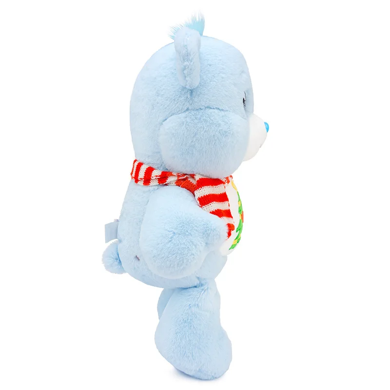 33/45cm Christmas Rainbow Bear Stuffed Toys Embroidery Decorate Care Bear Plush Doll Baby Cute Pillow Children Birthday Gifts