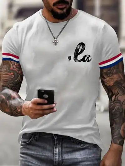 Men's La Print Short Sleeve T-shirt