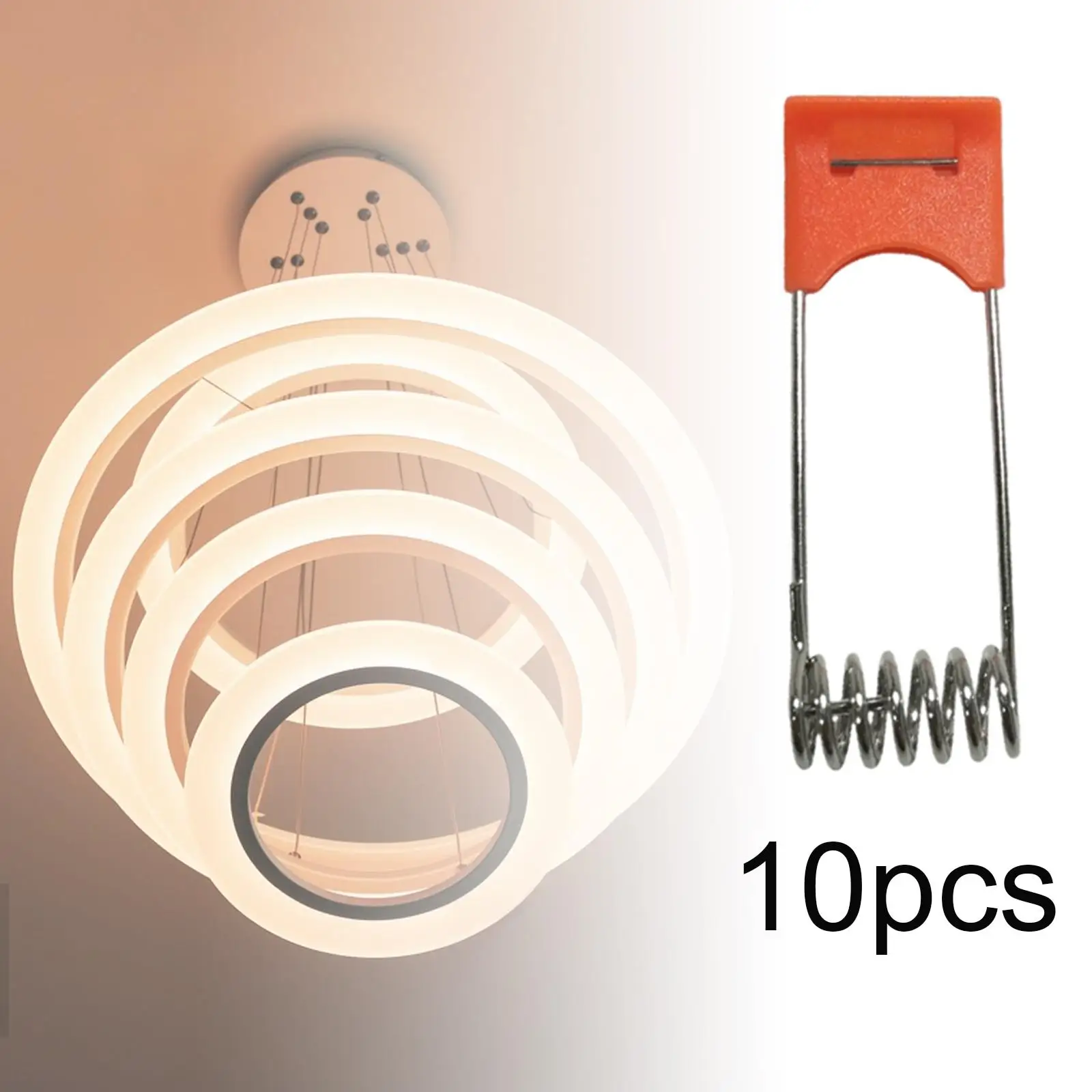 Compact Panel Lamp Spring Clips Metal Accessory Kit Lighting Support for Ceiling Light Spotlights Replacement