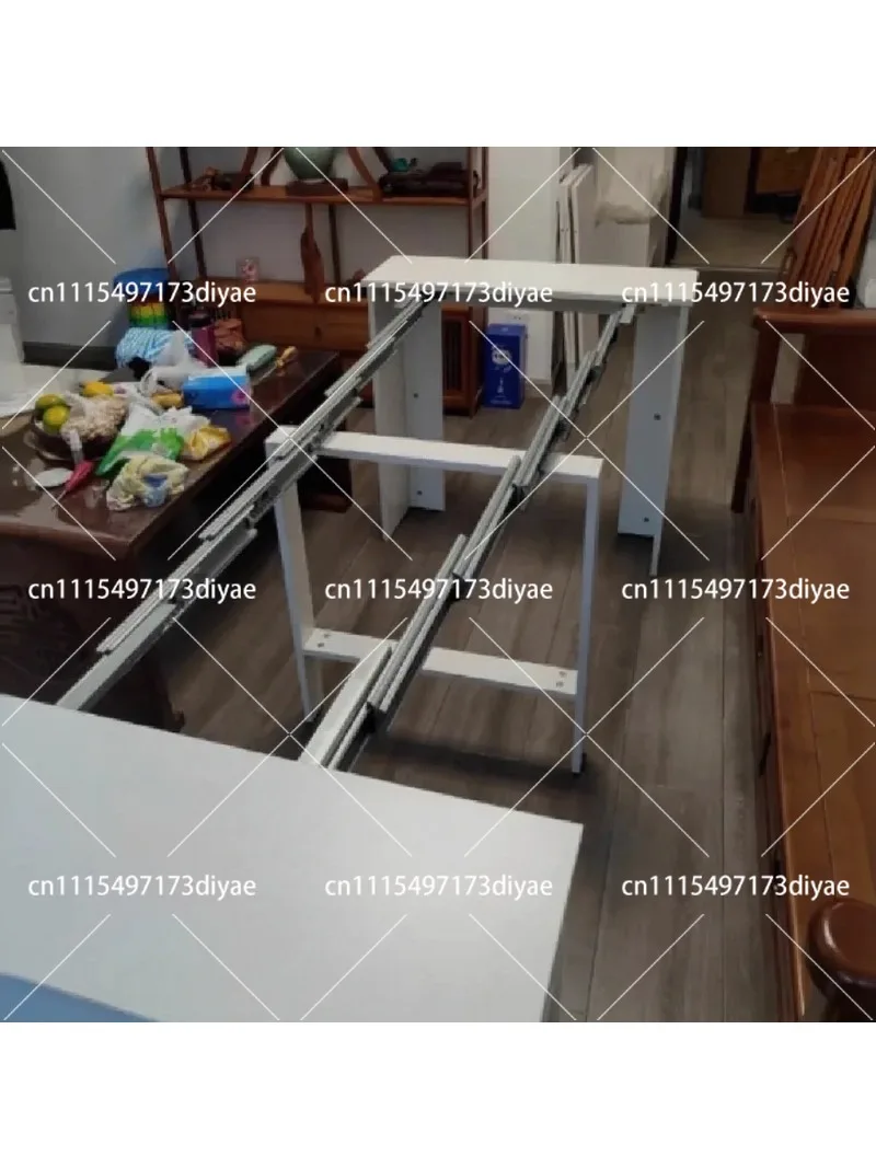 Invisible Telescopic Table Rail 1.8-2.5M Aluminum Alloy Folding Extendable Slide Mechanism for Expandable Tables