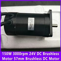 150W 3000rpm 24V DC Brushless Motor 57mm Brushless DC Motor NEMA23 Body length 95mm 57BL95S15-230