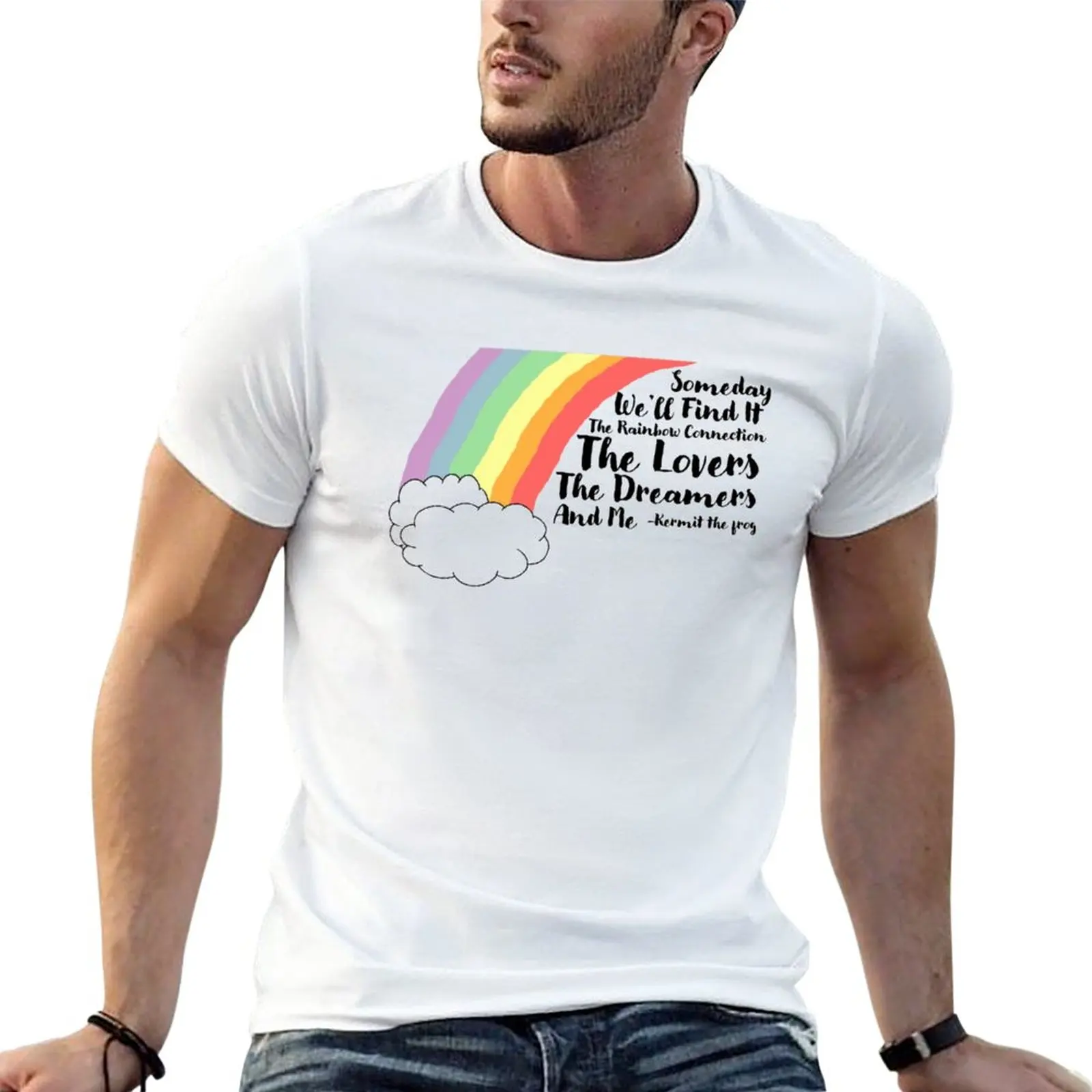 

New The Rainbow Connection T-Shirt graphics t shirt animal print shirt for boys man clothes t shirt for men