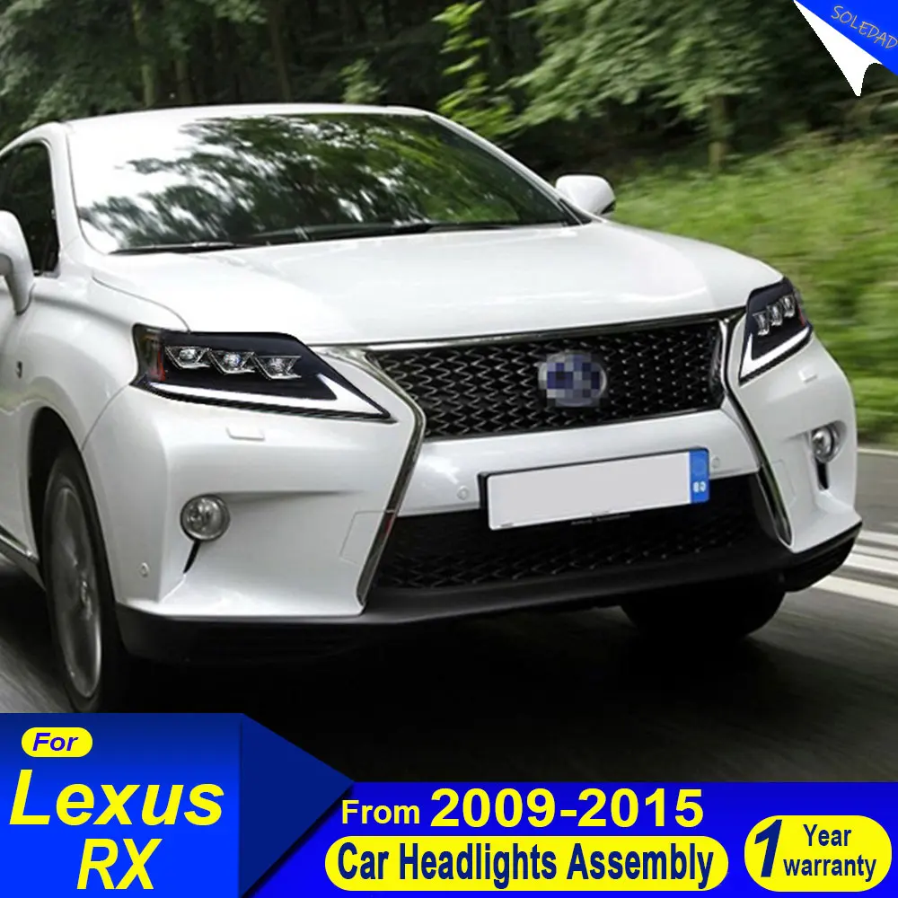 LED Head Lamp for Lexus RX 2009-2015 RX270 RX300 RX350 RX400 Car LED Headlights Upgrade DRL Dynamic Signal Lamp Assembly