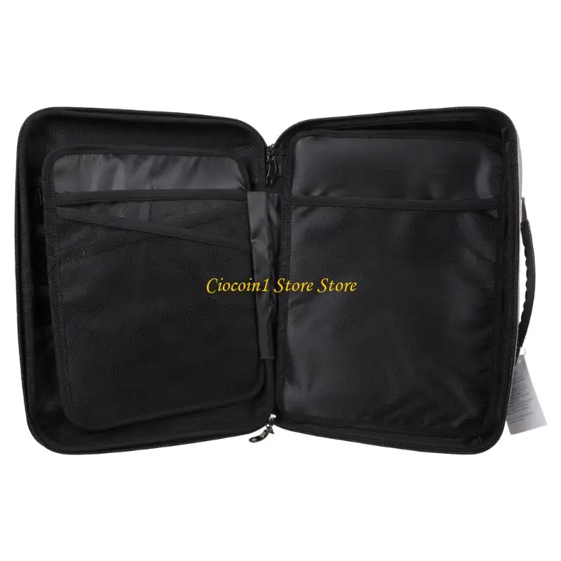 A3PC Thin Transportable File Planner Case Highlighting Flame and Water Resistance Ergonomic Carry Handle Plan