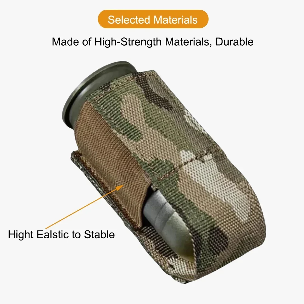 Molle Pouch Durable M203 Grenade Single Pouches Tactico Bag for Tatical Vest Hunting Airsoft Accessories Equipment