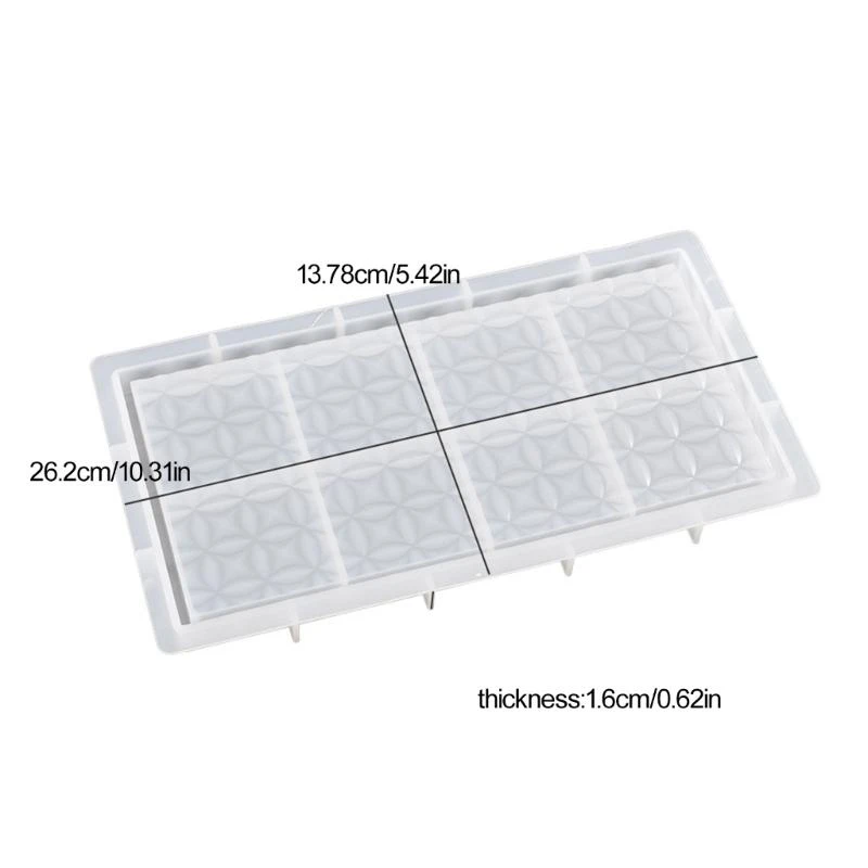 A bandeja silicone molde a resina epóxi molde a textura prato frutas pequenas frutas silicone adequado para obras