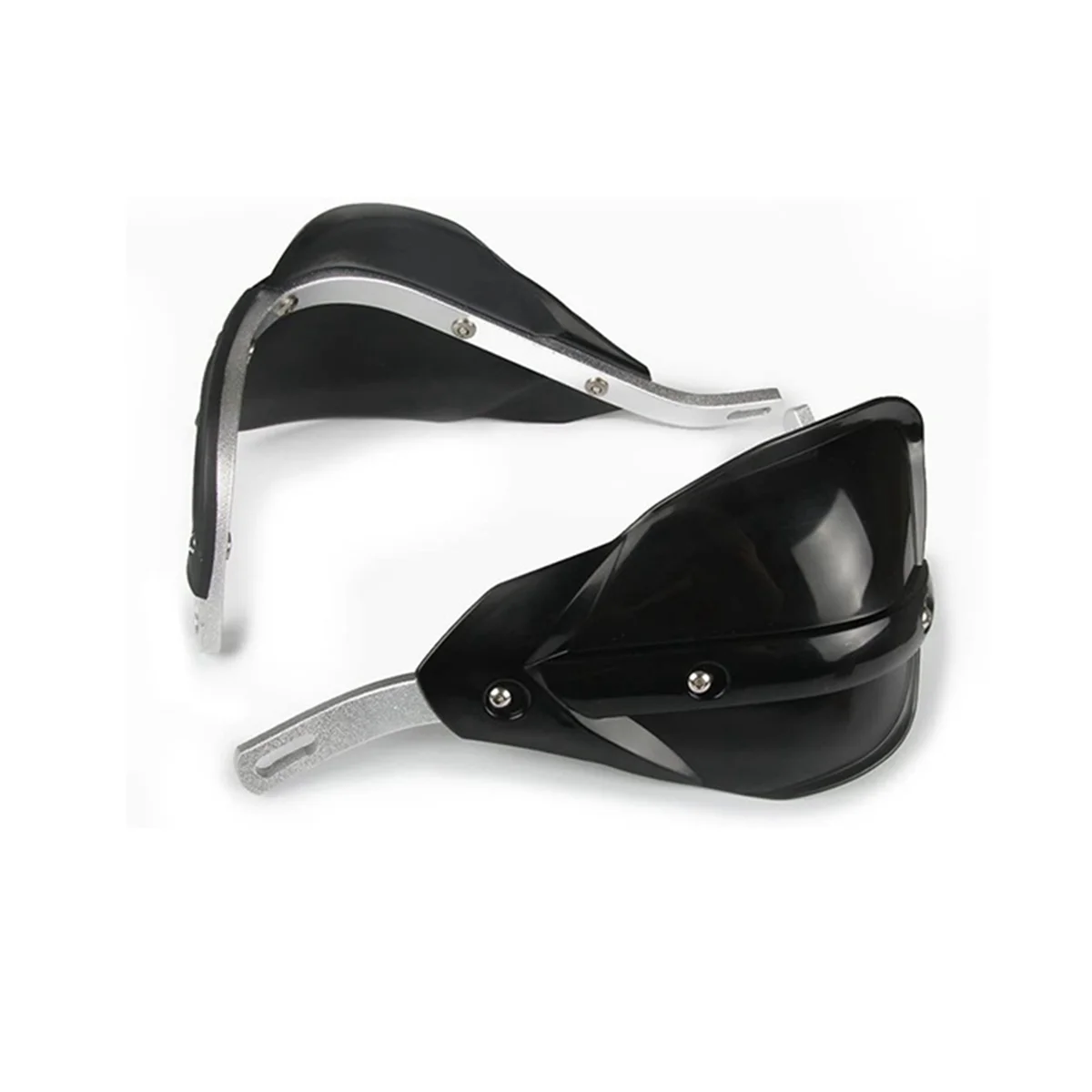 Motocross Wind Shield, Aluminum Alloy Hand Bow Half Wrapped Wind Shield Black 28MM Handlebar Guard