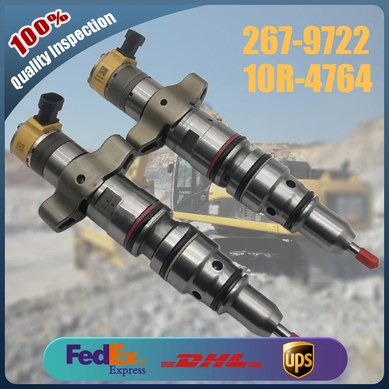 

High Quality Diesel Engine Parts Common Rail Fuel Injector 293-4067 10R-4764 for Caterpillar C7 C9 336D 336D2 Excavator