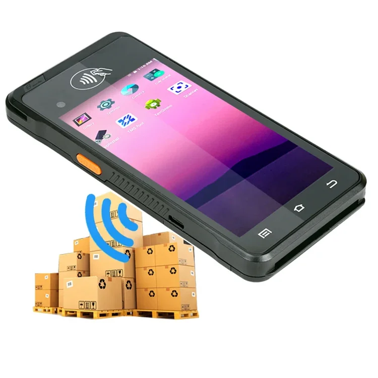 5.5 Inch Touch Screen Android Handheld Mobile Terminal Pda 1D 2D QR PIN Reader pdas payment pos system with printer