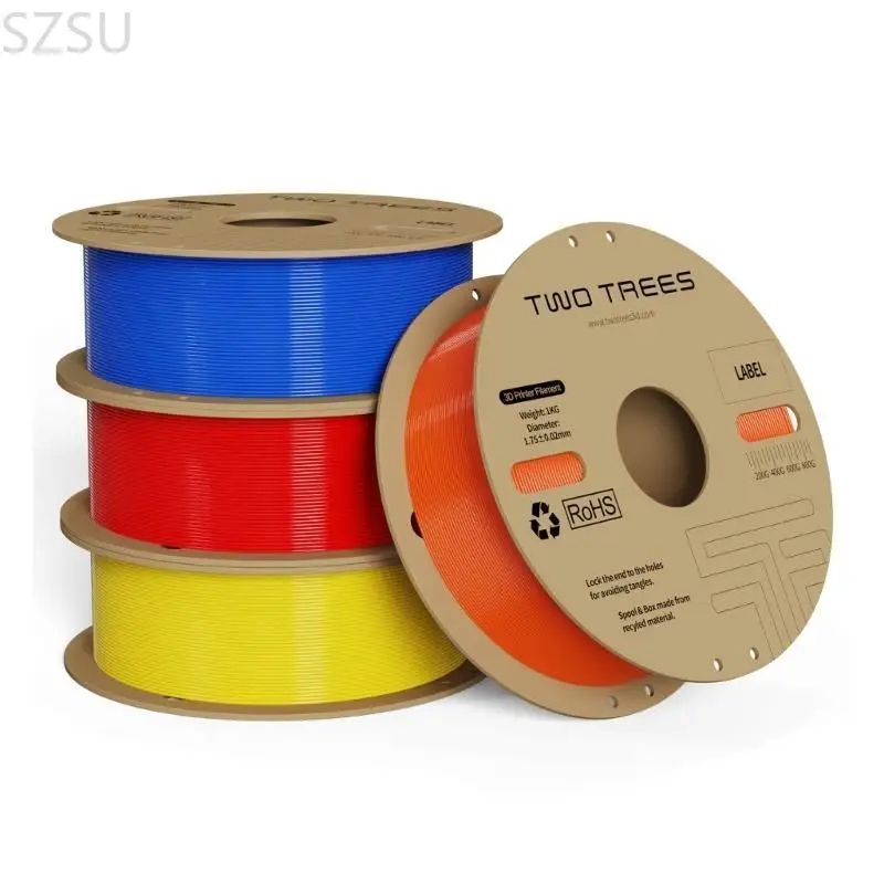 

SZSU 1000g Plastic Filaments 1.75mm Sold Color for FDM Printer High Speed Printing