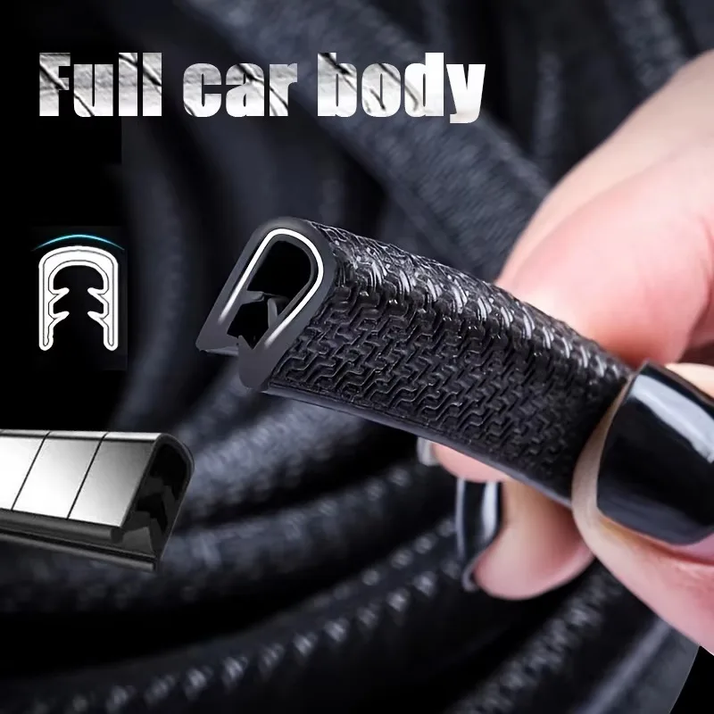 

Car Door Protector Edge Scratch Strip Car Door Noise Reduction Anti-Collision Protective Tape No Stick