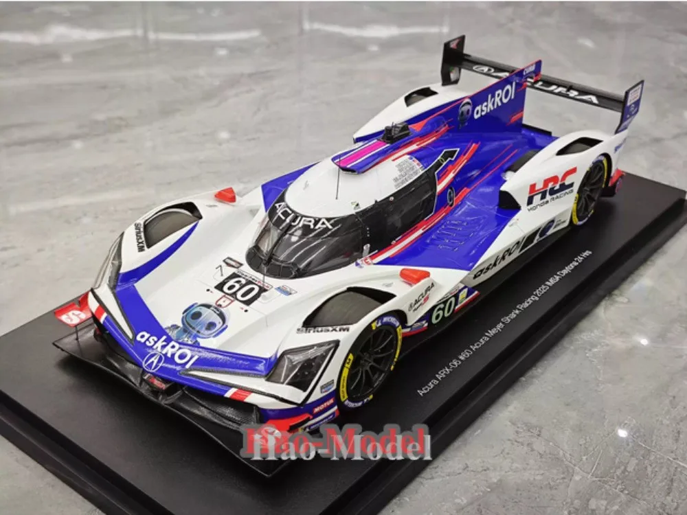 Topspeed 1:18 2025 Le Mans Ode ARX-06 # 60 Modelos de Carros em Resina para Exibição e Presentes