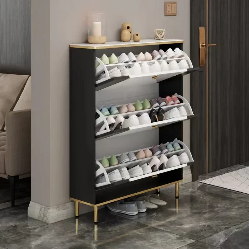 White Corner Small Shoe Rack for Living Room for Entryway Long Lasting Noise Free Smooth Surface Durable Build High Quality