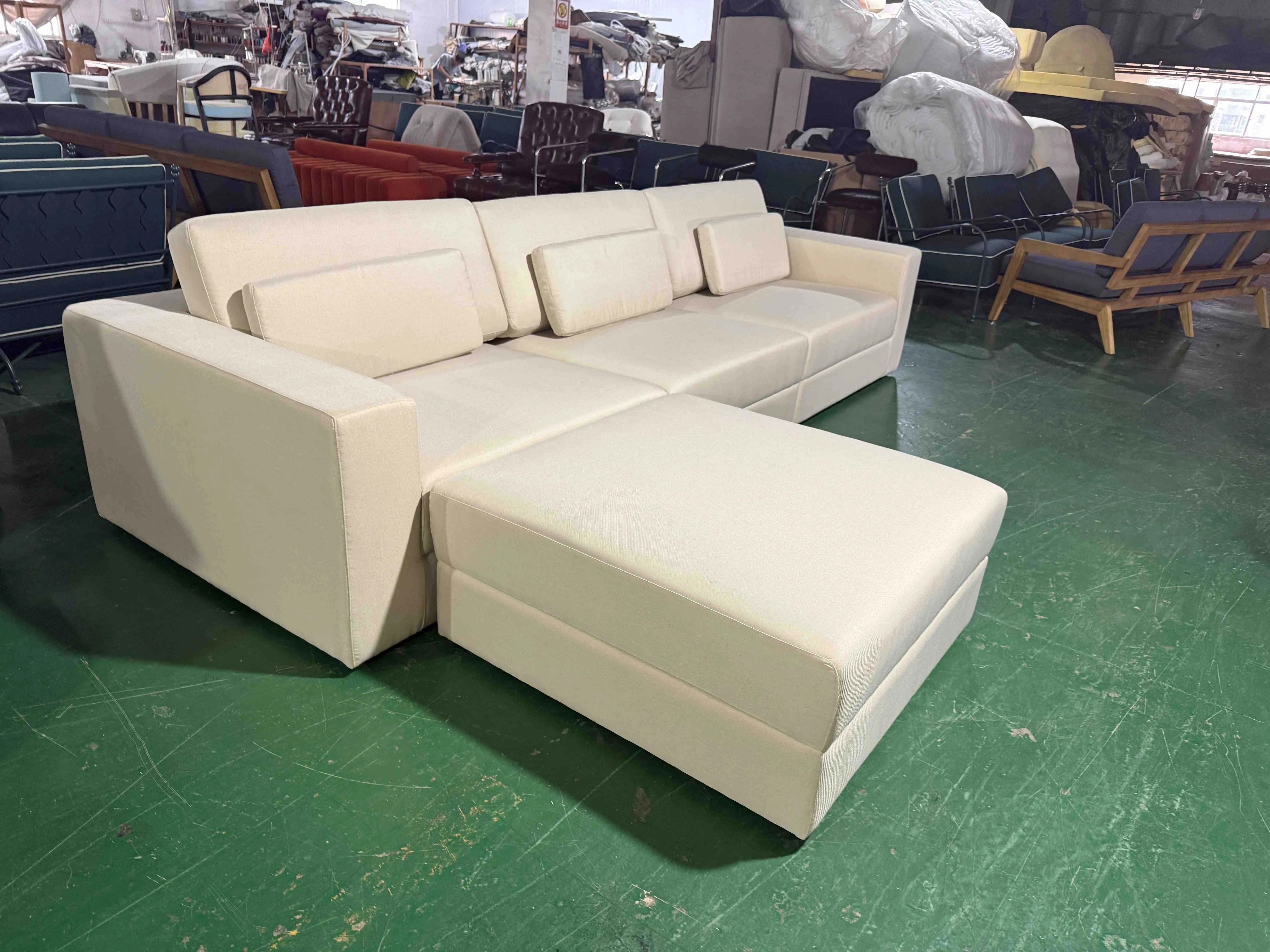 &For Furniture Lugano Modular 3-Piece Cooling Sofa Set for Living Room and Villa