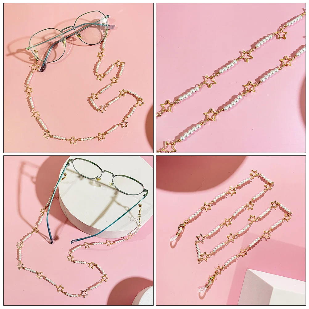 

Stylish Glasses Chain Lanyard Anti Loss Accessories For Women Men Sunglasses Eyeglass Necklace Mask Holder Strap Office School