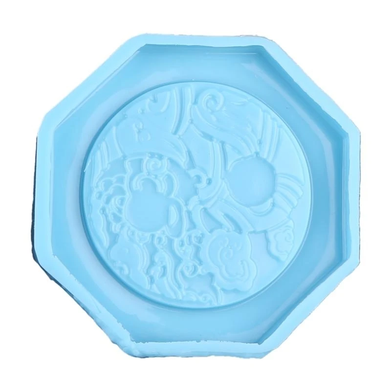 

E21f для творческого новогоднего тотема UV Crystal Epoxy Resin Cup Cup Mat Pad Silicone Flom