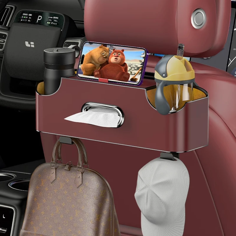 

For Chery Tiggo 8 Pro/7 Plus/9 Explore 06 Car Seat Back Storage Box for Storing Items Car Paper Towel Box Household Supplies