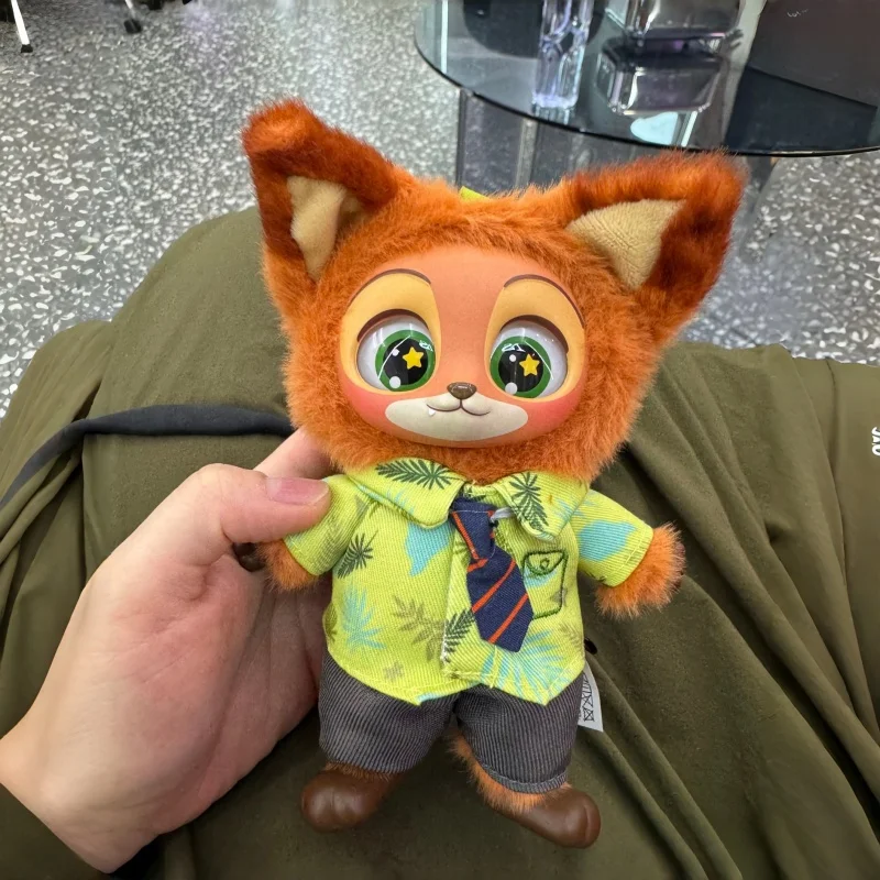 Boneka Aksi Nick Judy Lucu dari Zootopia Blind Box, Boneka Vinyl Plush Trendi untuk Dekorasi, Gantungan Kunci, Hadiah Kejutan
