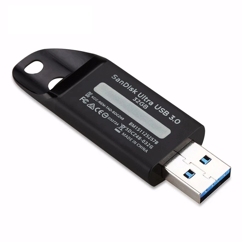 SanDisk Pendrive 64GB USB 3.0 Flash Drive 16GB 32GB 128GB 256GB usb3.0 mini Pen Drives read Speed up to 130MB/s USB Stick CZ48