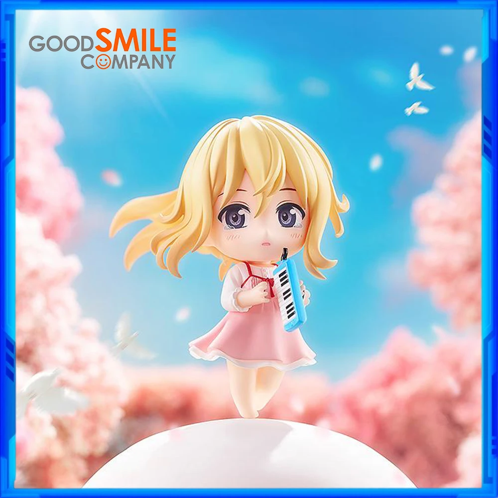 

In Stock Original Good Smile Nendoroid Your Lie in April Miyazono Kaori GSC Anime Action Figures Model Toys