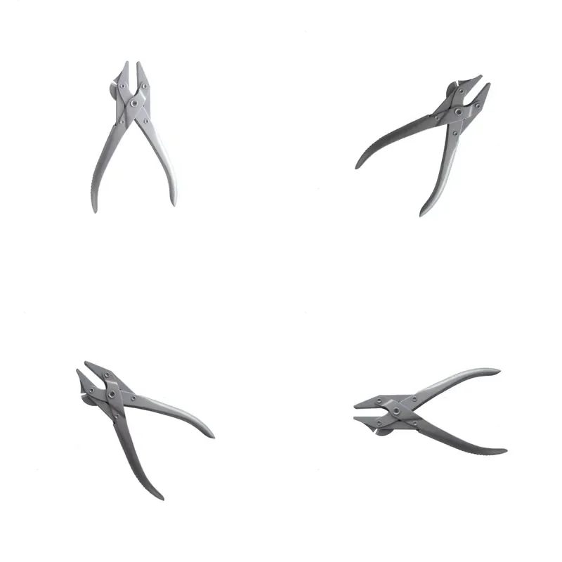 Karemore Kirschner Scissors Flat Nose Pliers Manual Stainless Steel Instrument Set for Wire Cutting