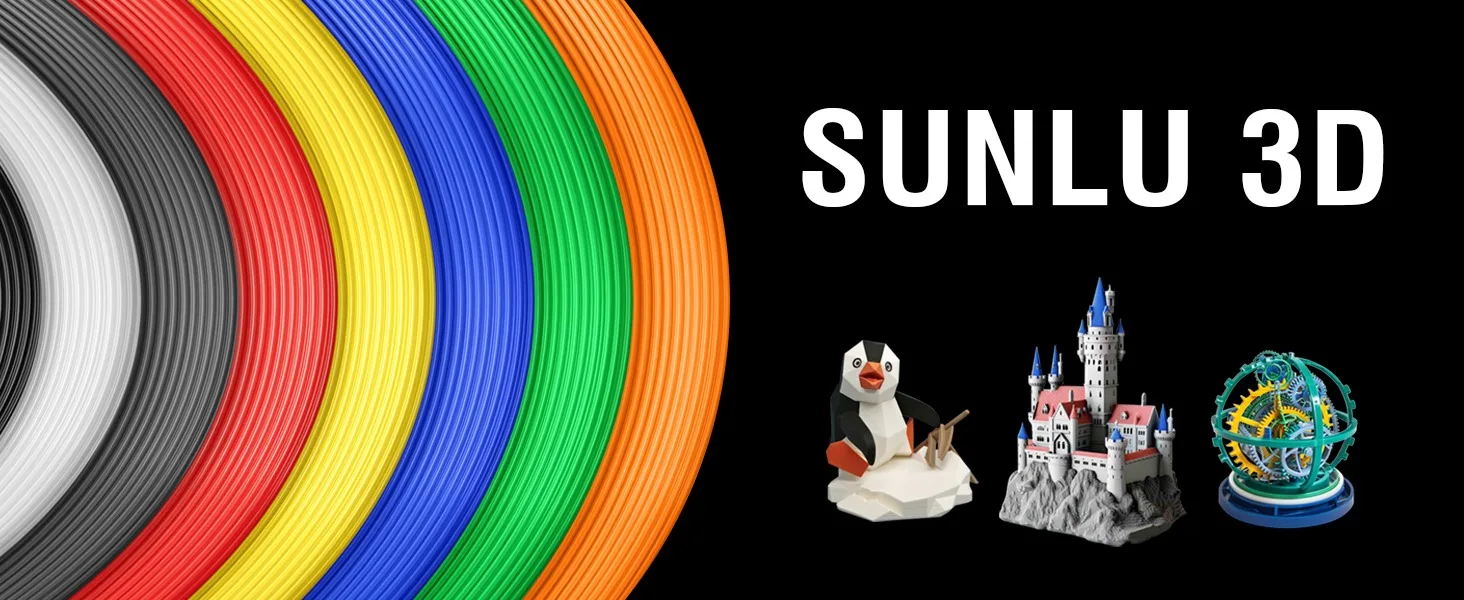 SUNLU 2KG PLA/PETG/PLA PLUS Filament 1,75mm 1KG Ohne Behälter 3D-Drucker Filament für 3D-Stift & Nachfüllfilament – Detail 20