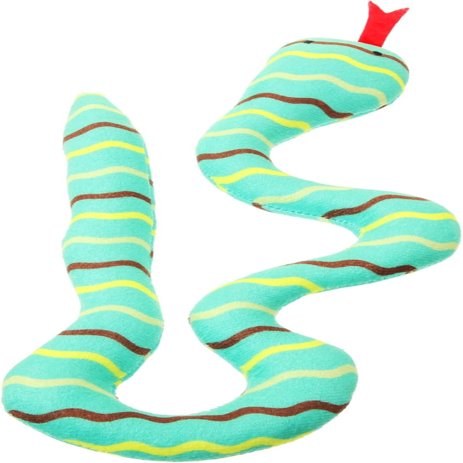 Cat Plush Toy Kitten Catnip Toys Entertaining Animal Toys Cat Catnip Toys Snake Interactive Toys Plush Snake Pillow Chew Toys fo