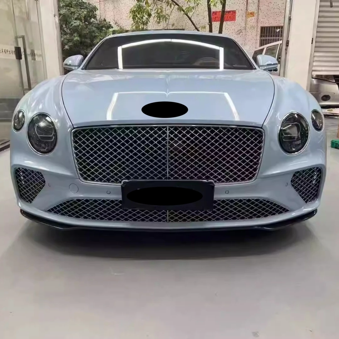 Wet Carbon Fiber Front Rear Lip Side Skirt Assmbly For Bentley Continental GT 2015-22 modified Auto Accessories