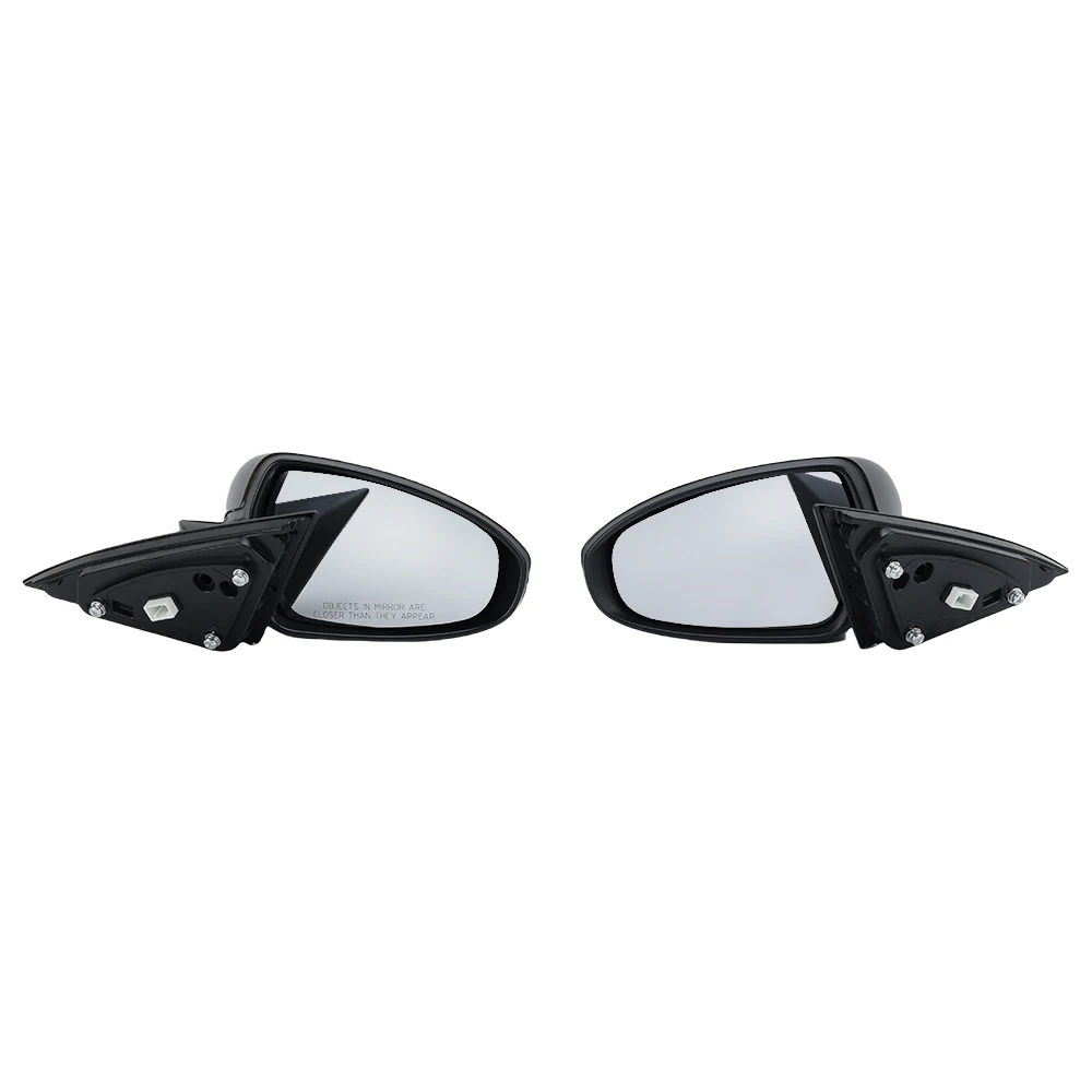 3 Wires Side Rearview Mirror Assembly For Kia FORTE/ERATO/SHUMA 2019-2023 Black Manual Folding Rearview Mirror Car Accessories