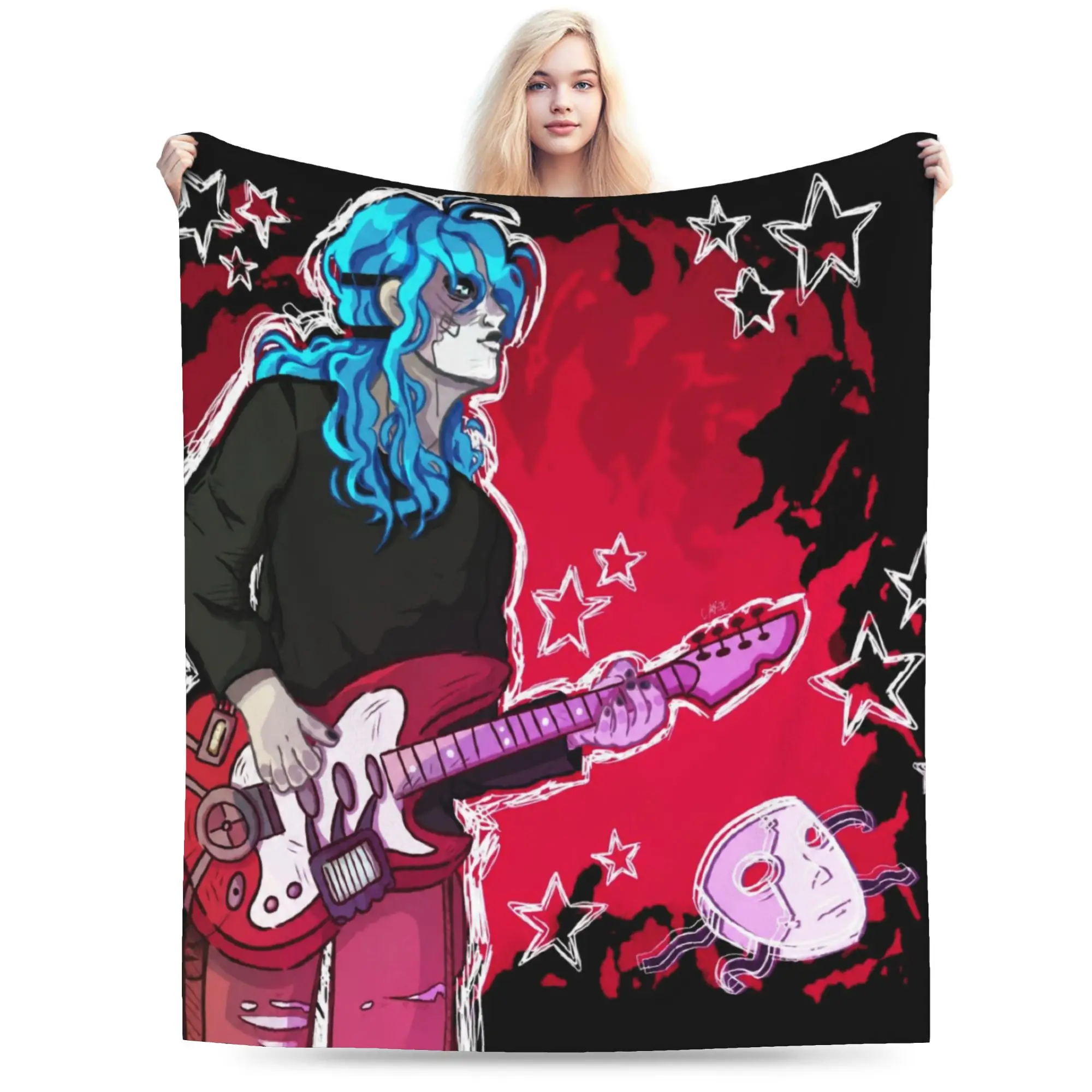 Sally Face Sal Fisher Indie Accessories Blanket Lightweight Thin Flannel  Throw Blankets Cozy Quilt