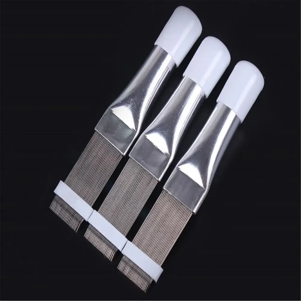 Repair Tools Stainless Steel Fin Comb Straight Condenser Comb Air Conditioner Brush Warped Fin Comb Accessories