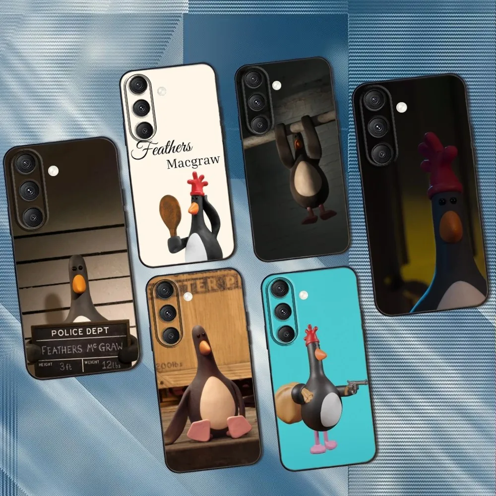 

W-WallaceS G-Gromit Phone Case For Samsung S25,S24,S23,S22,S21,S20,S10,Ultra,Plus,Lite,FE,Soft Silicone Black Cover