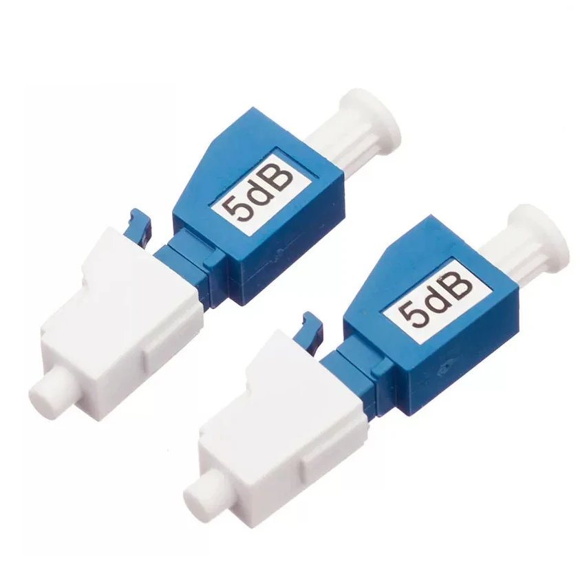 

LC/UPC Fiber Optic Attenuator Single Mode Male-Female Plug-in fixed plastic male FTTH Fiber Attenuator Adapter
